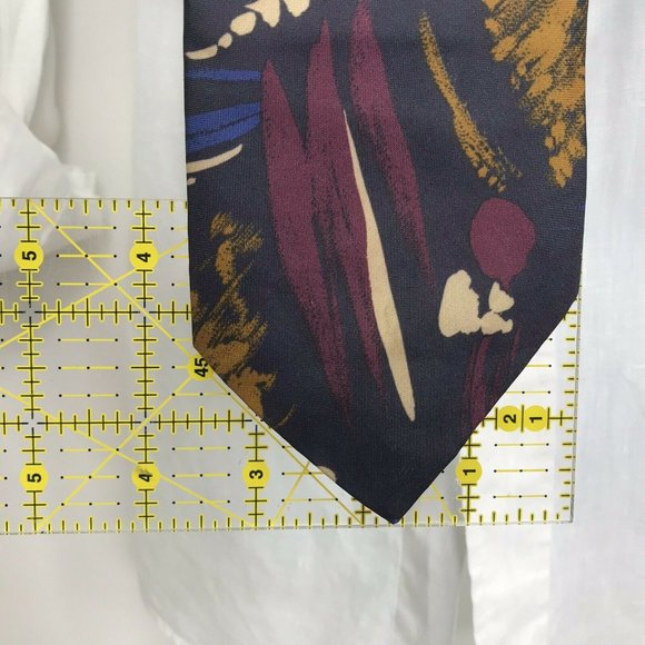 Bittani Navy Blue 3.5" x 55" Paint Stroke Print - Picture 4 of 6